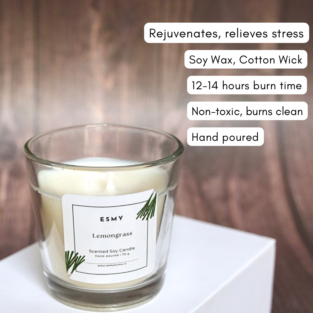 Shot Glass Candle - Lemongrass