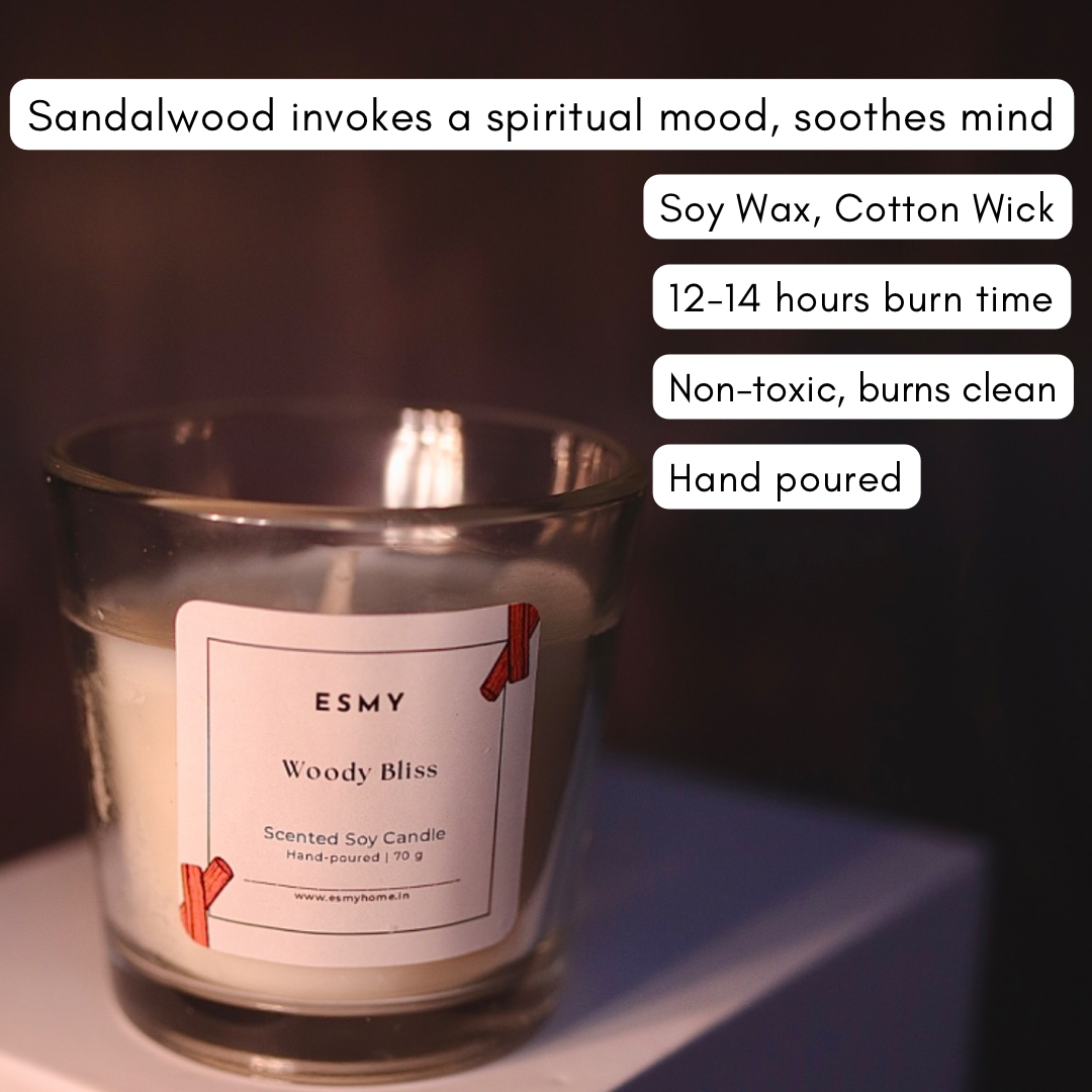 Shot Glass Candle - Sandalwood & Patchouli