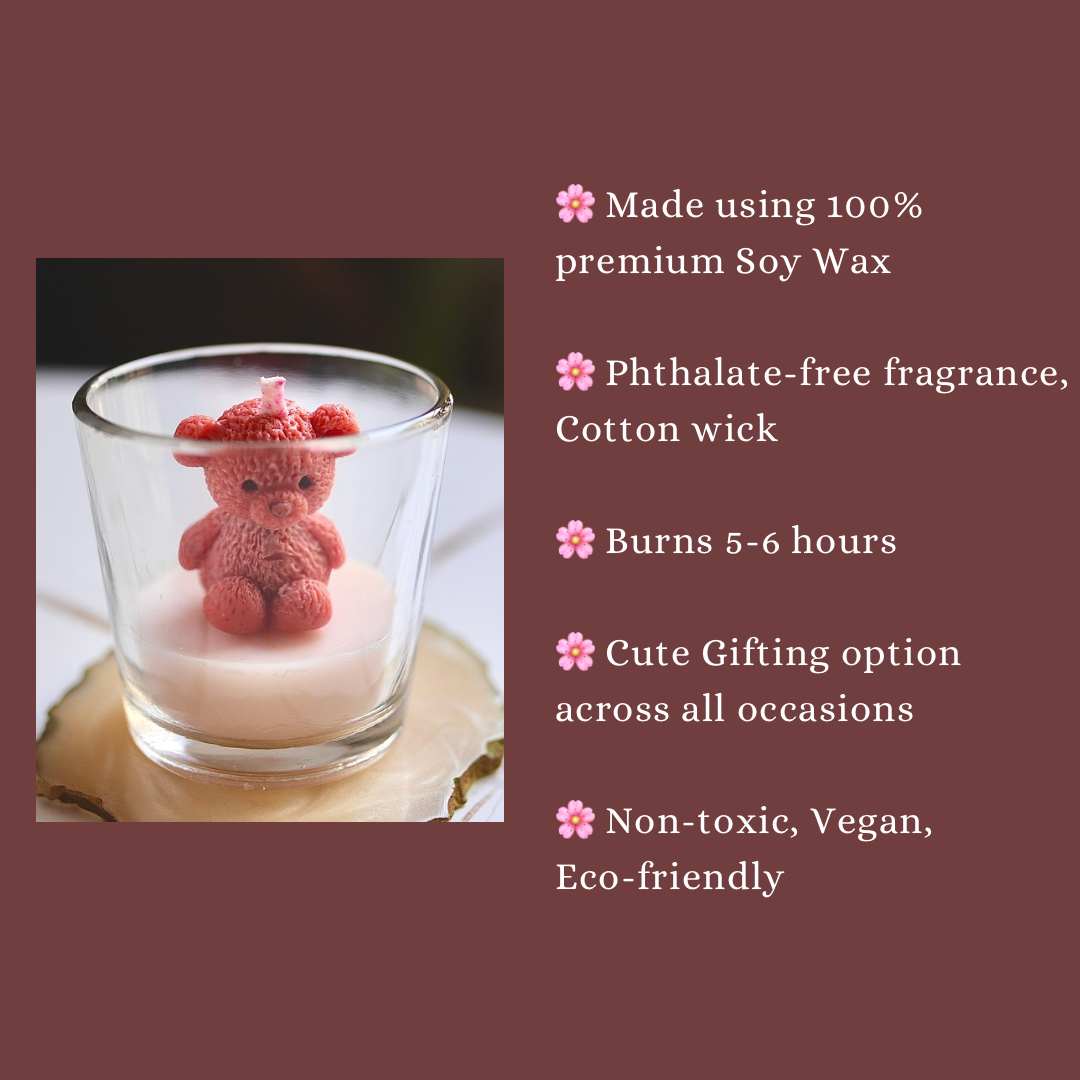 Teddy Bear Scented Candle Esmy
