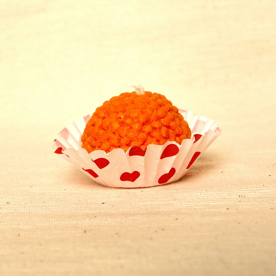 Ladoo shaped Candle - Pack of 4