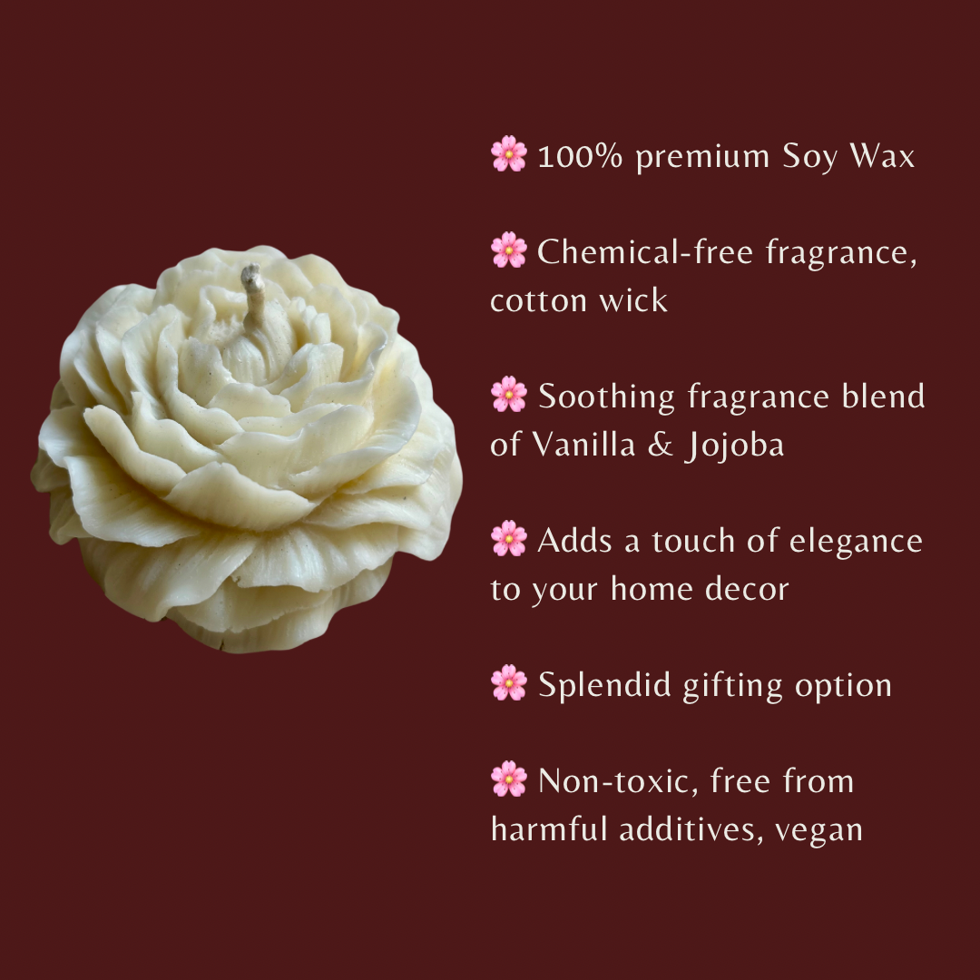 Peony Candle