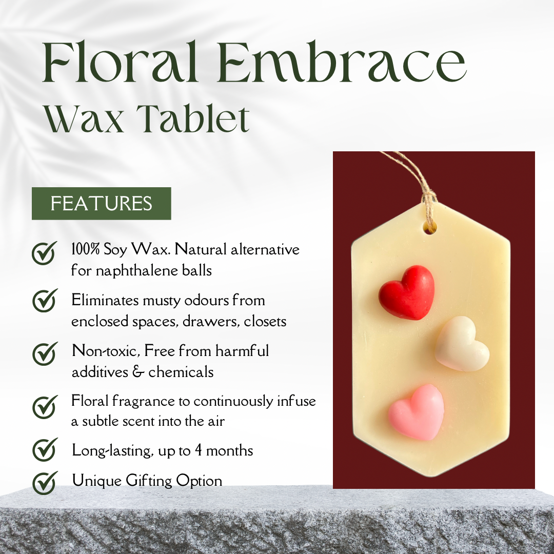 Scented Wax Tablet - Hearts