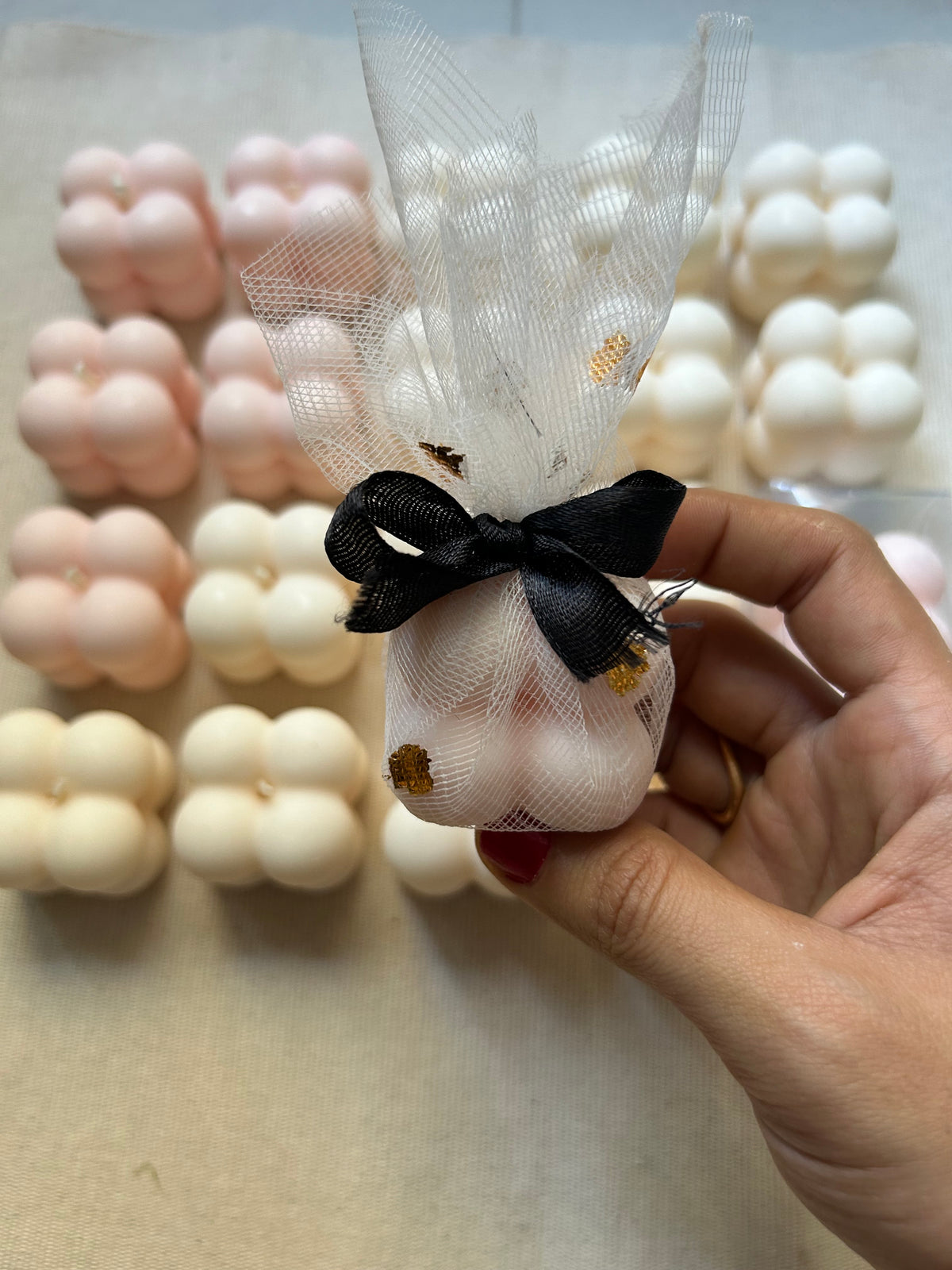 Mini Bubble Candle - Set of 2