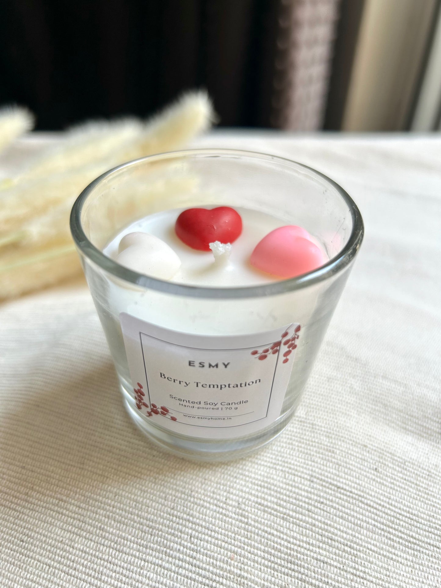 Shot Glass - Hearts on Fire Berry Temptation - Scented Candle