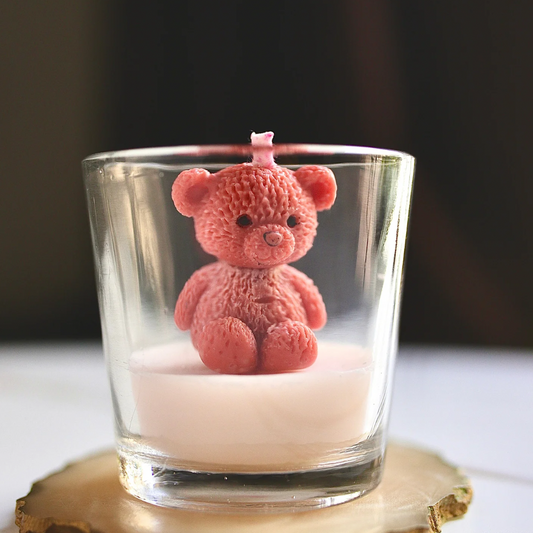 Teddy Bear Scented Candle - Vanilla