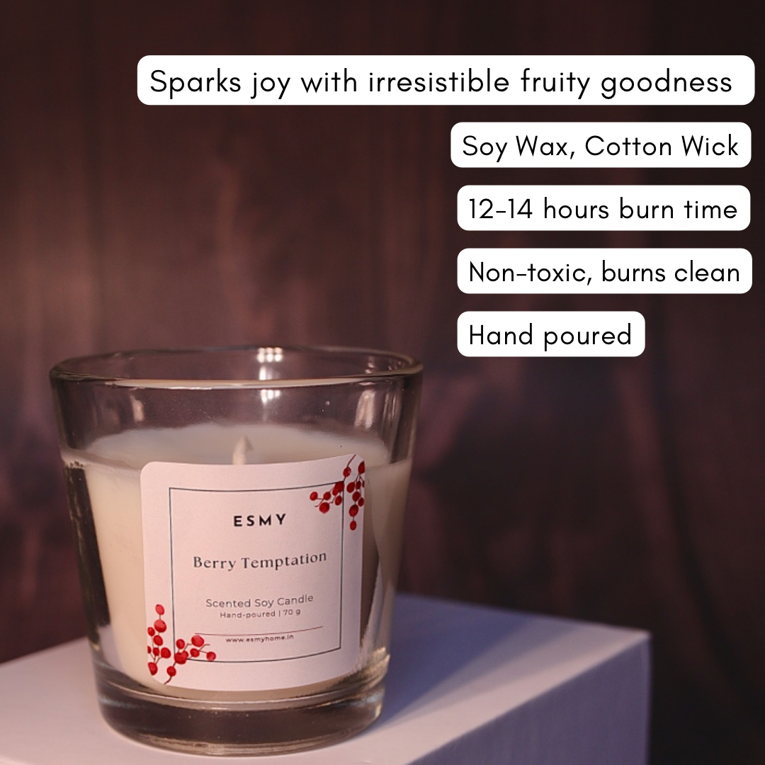 Shot Glass Candle - Berry Temptation