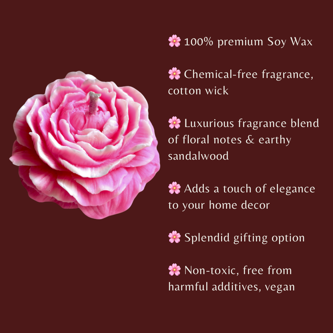 Peony Candle