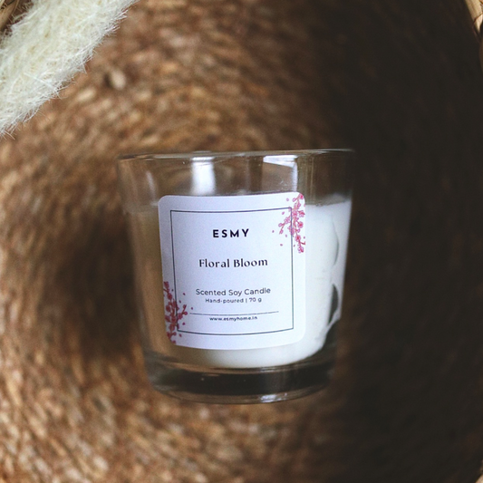Shot Glass Candle - Floral Bloom