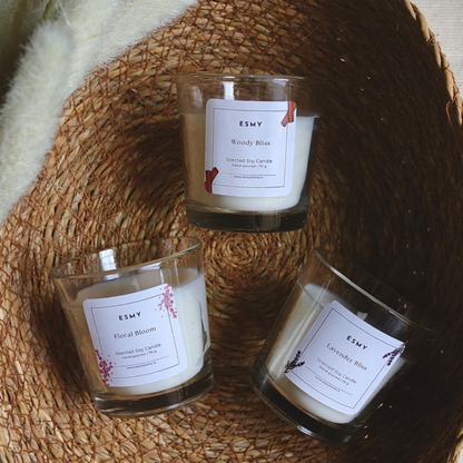 Scented Candle Shot Glass - Set of 3