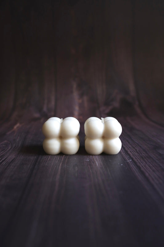 Mini Bubble Candle - Set of 2